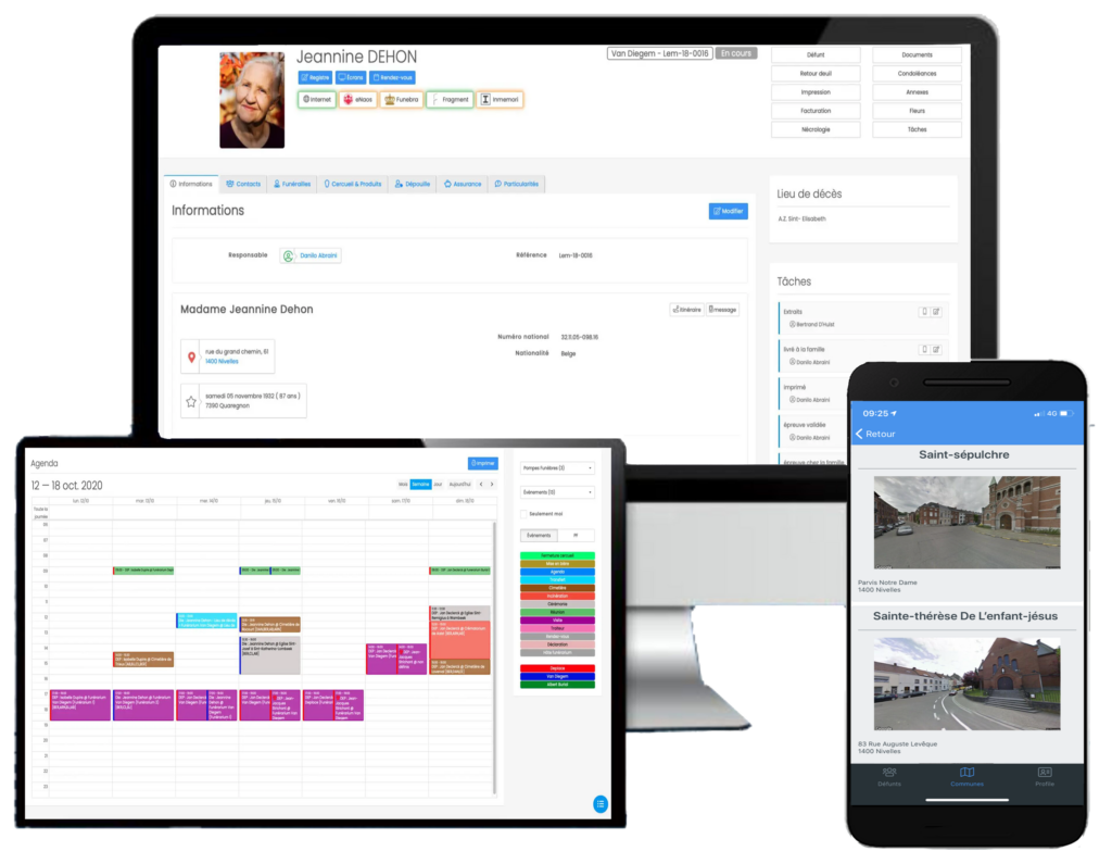 Logiciel de gestion pour pompes funèbres